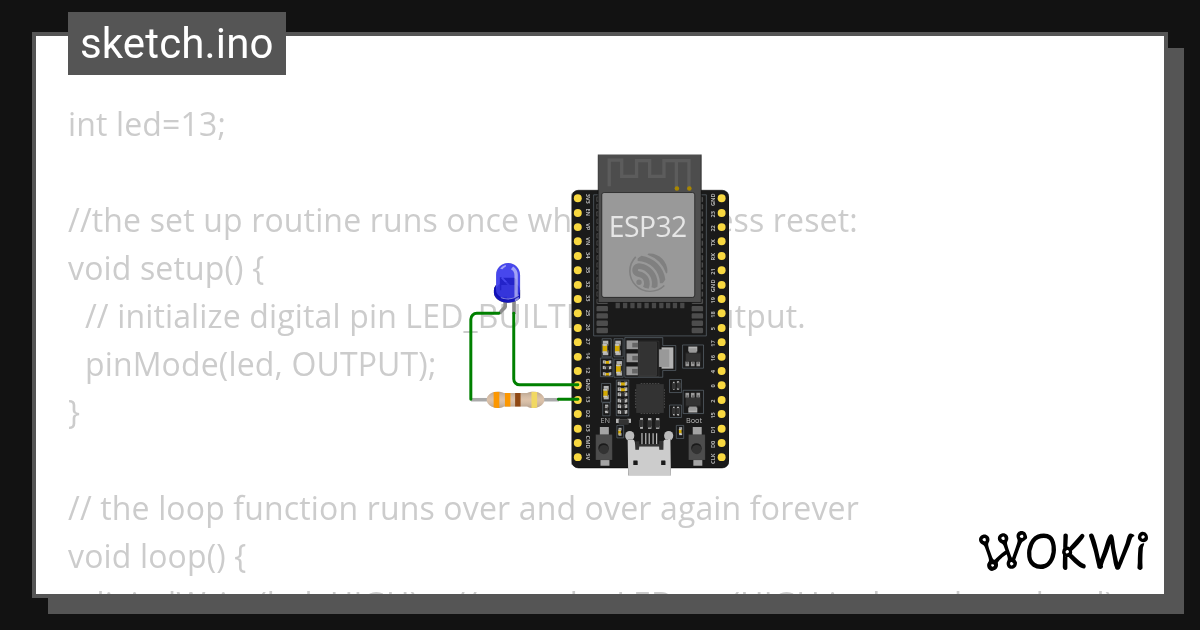 Wokwi - Online ESP32, STM32, Arduino Simulator