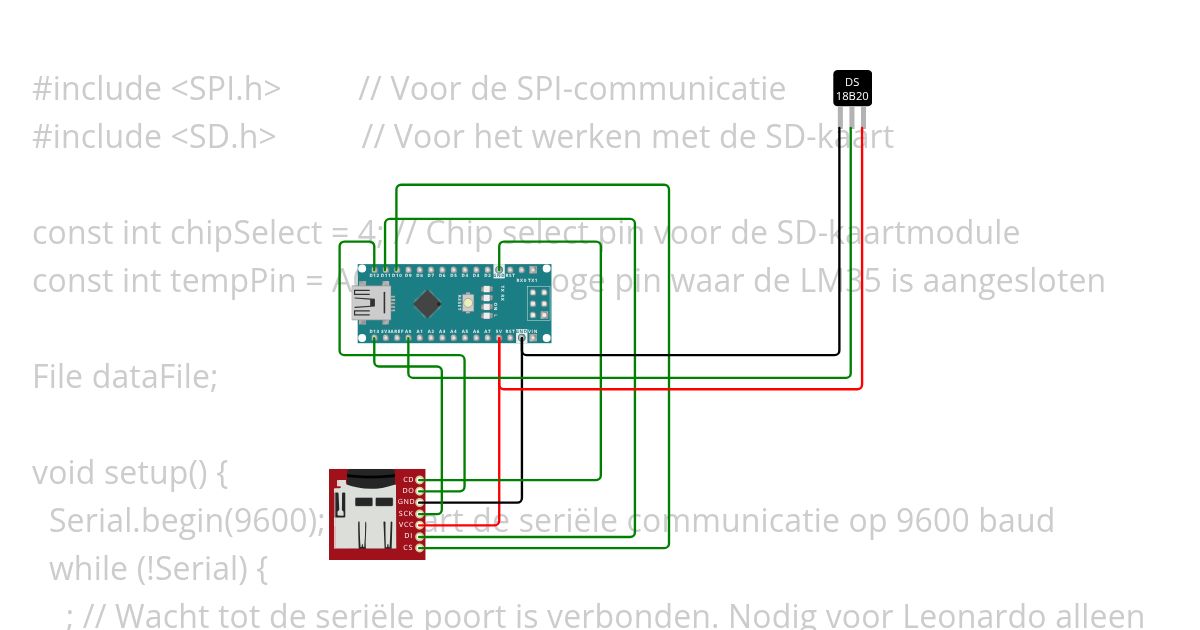 06_temperatuur sensor op SD-kaart (school.vb) simulation