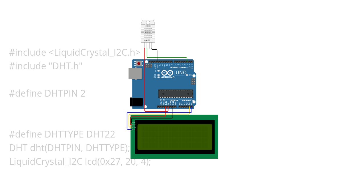 Develop a progress bar with the connection of any sensor to display the live status with LCD using Arduino in Wowki    simulation