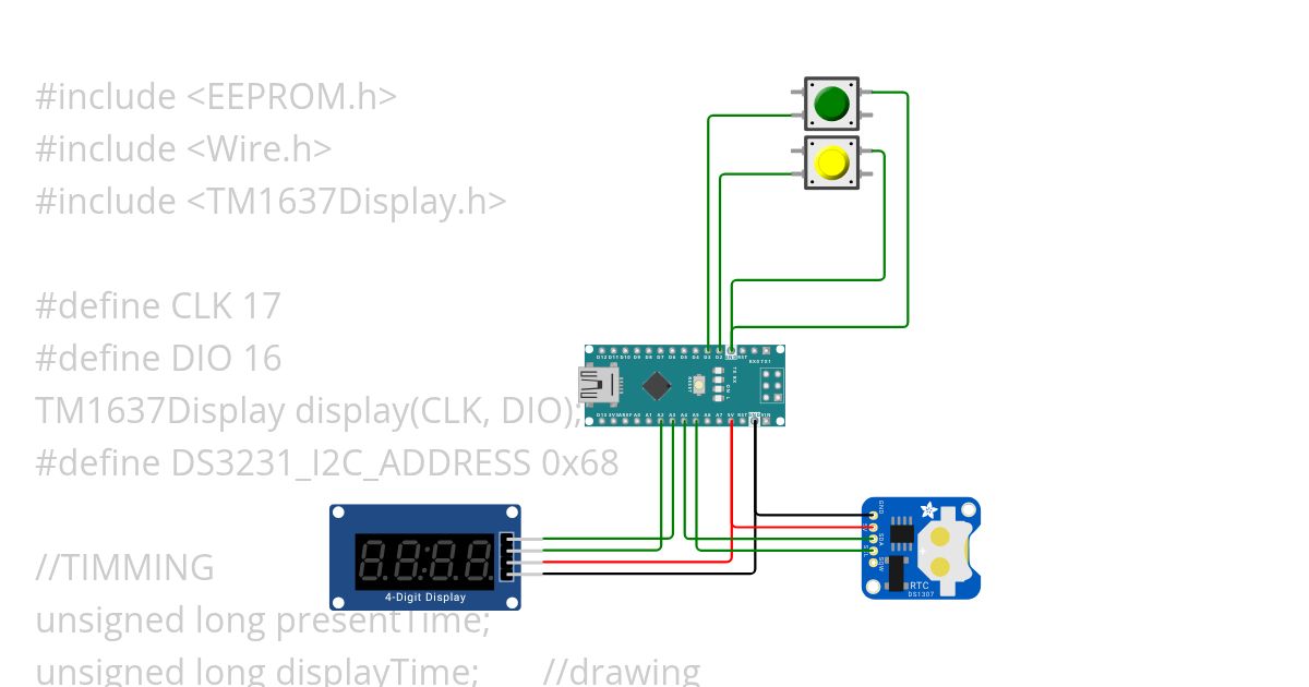 DS3231_7Segments_Button_2 simulation