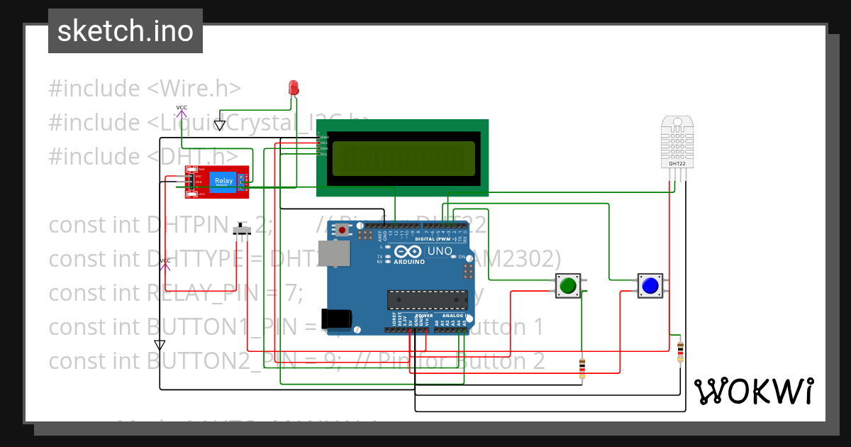 ex-05 ใช้งาน Relay - Wokwi ESP32, STM32, Arduino Simulator