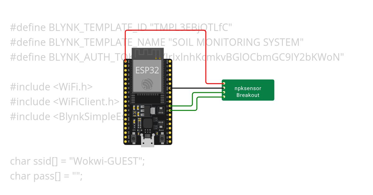 SOIL MONITORING SYSTEM simulation