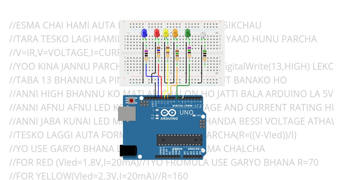 L3external LED lai balna simulation