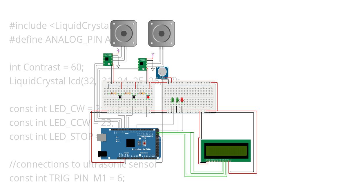 StepMotor CW & CCW adjustable speed no sensor simulation