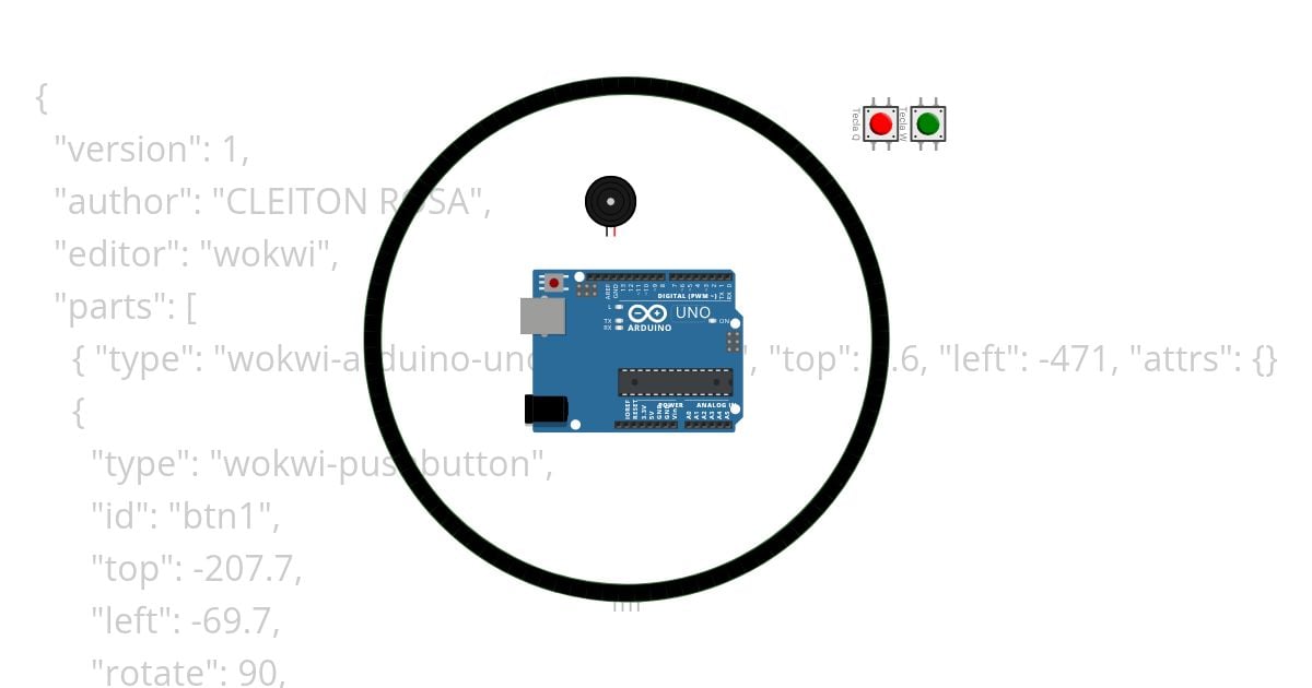Corrida de LEDs (100 LEDs - circular)  simulation