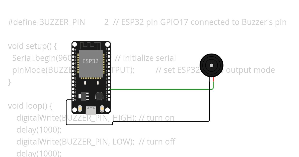 Ex 2-Buzzer  simulation
