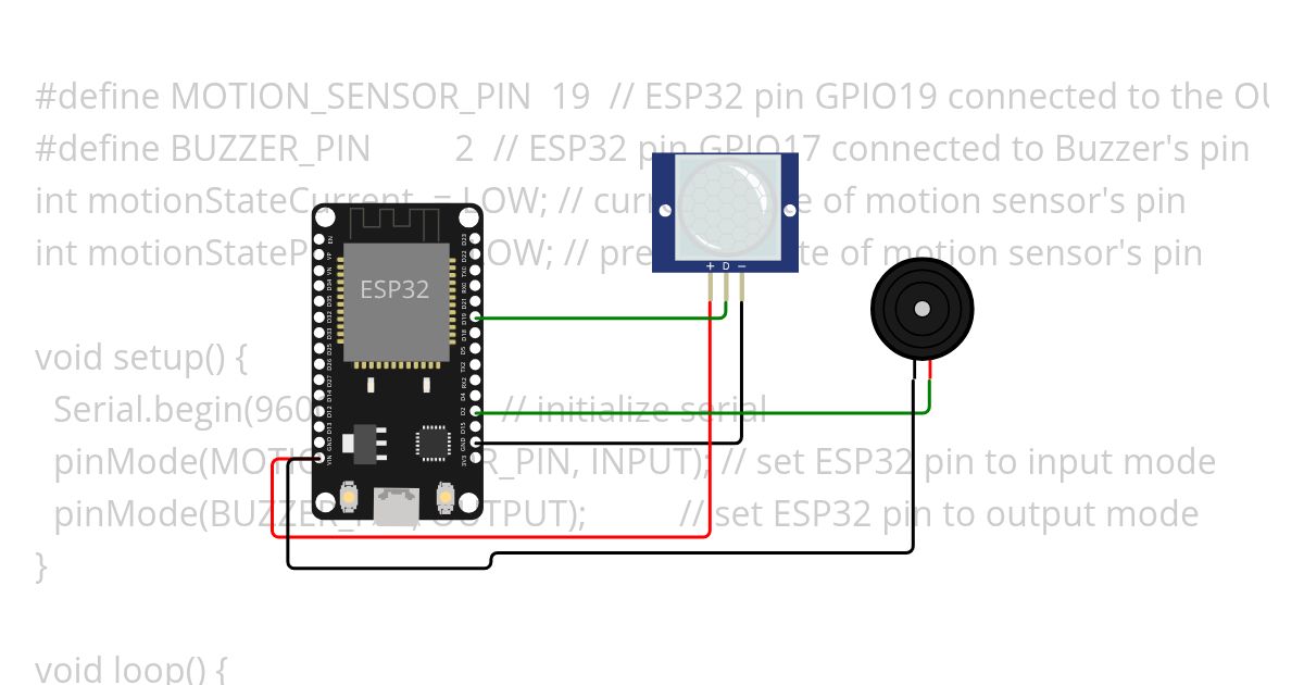 Ex 5-Motion Sensor simulation