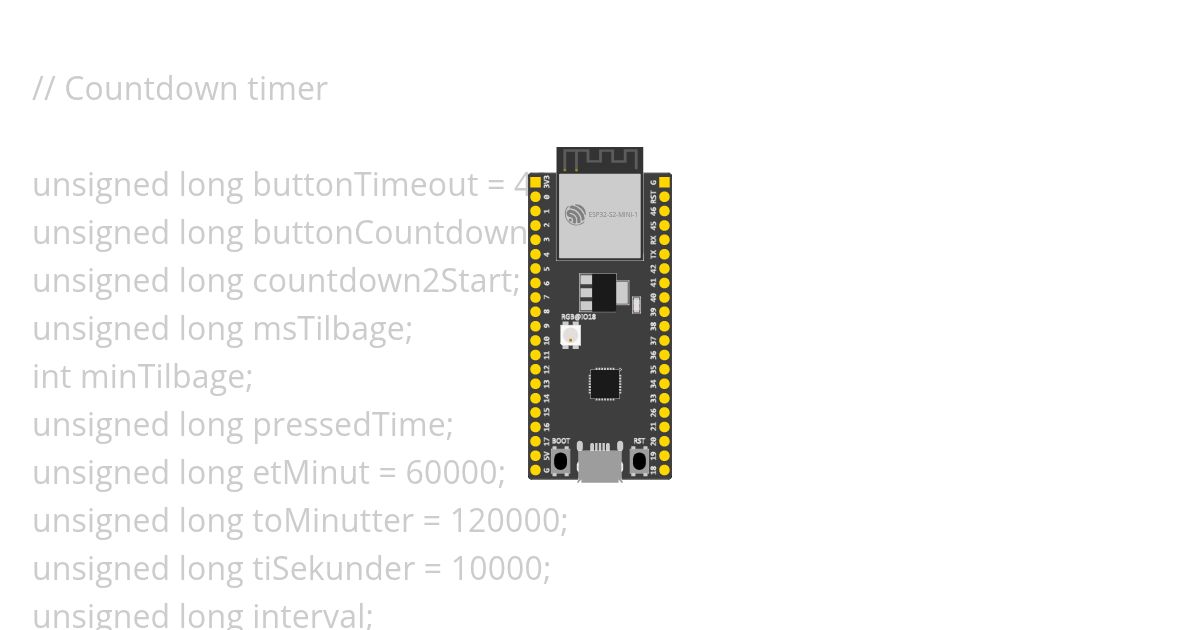 Countdown timer v_1_1 simulation