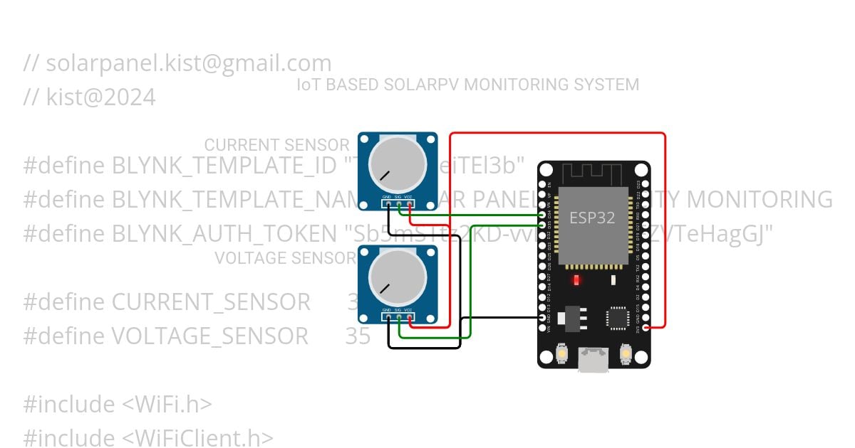 SOLAR PANEL ELECTRICITY MONITORING simulation