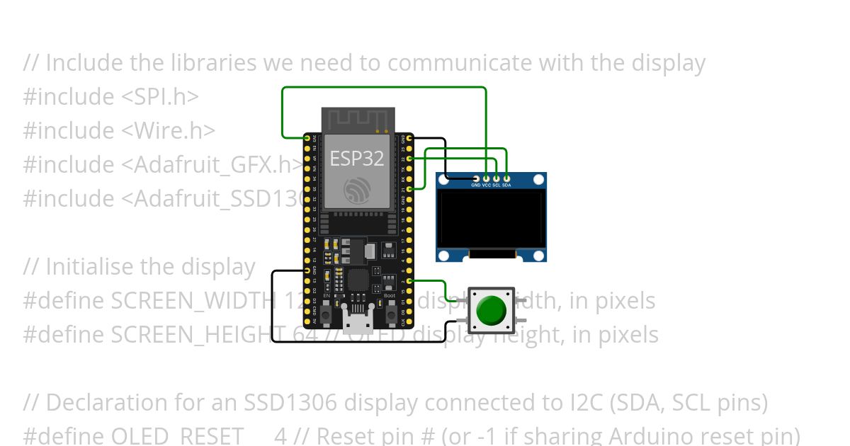 FlappyBird Adafruit GFX simulation