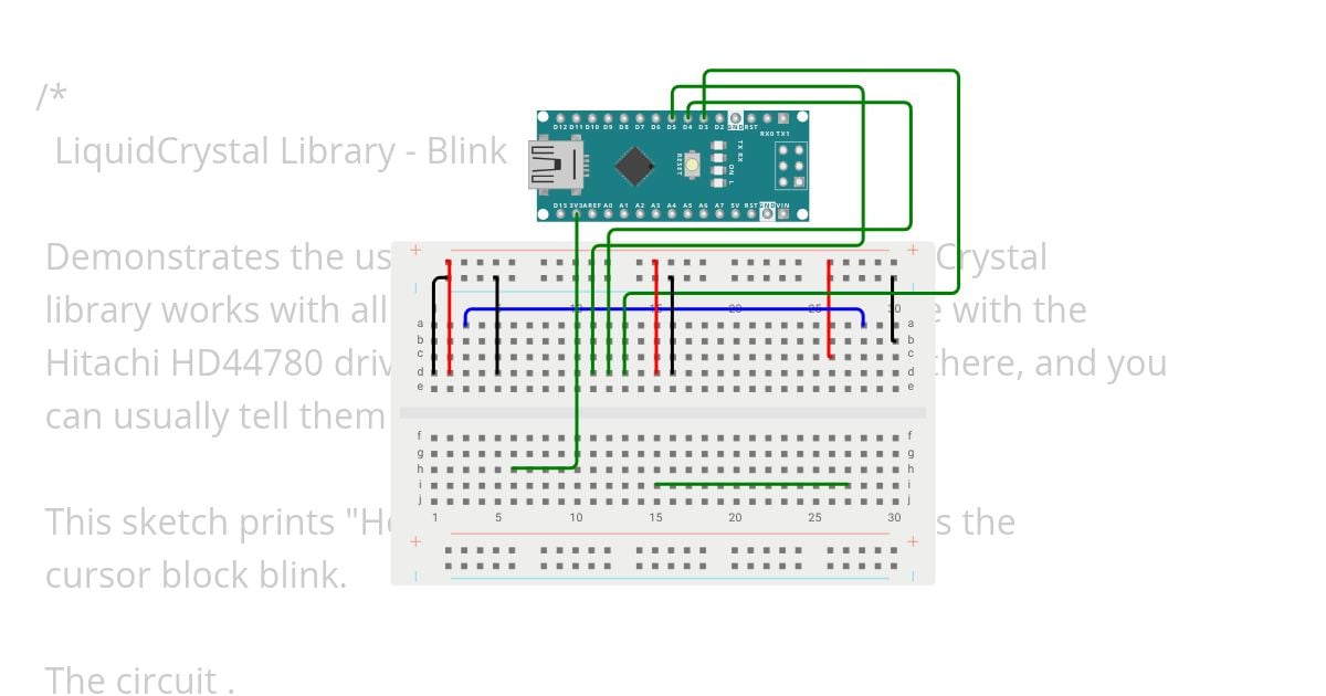 LCD simulation