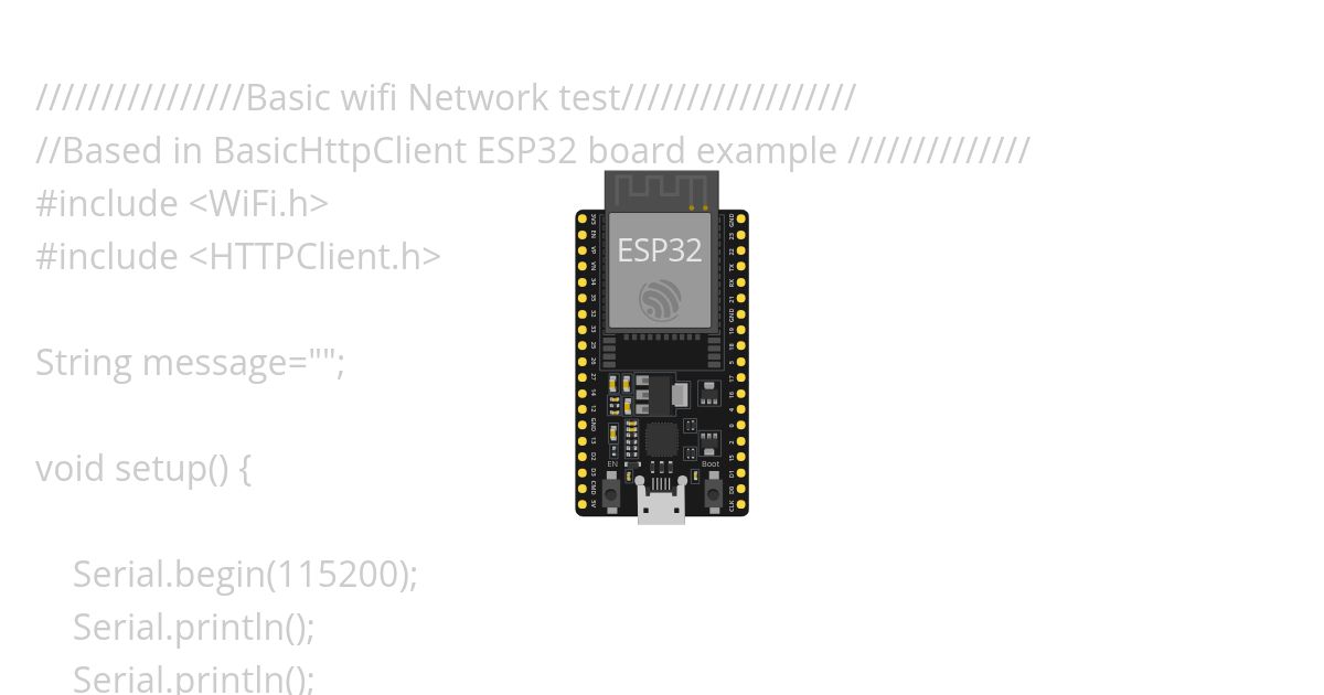 ESP32 -wifi_Test simulation