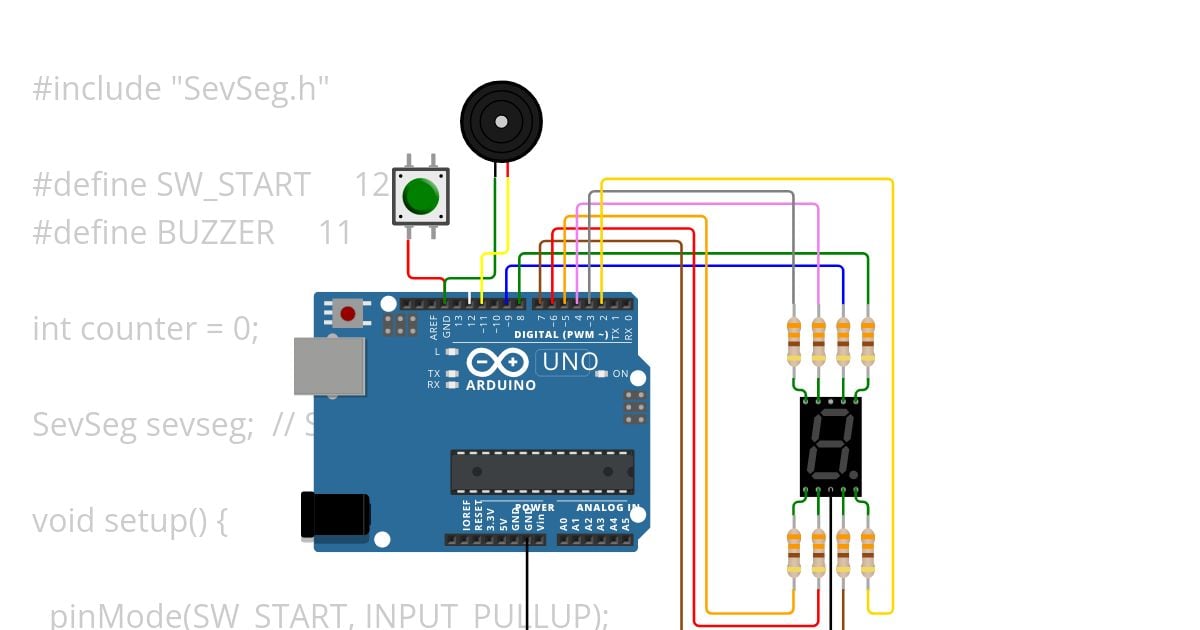 7_segment Counter simulation