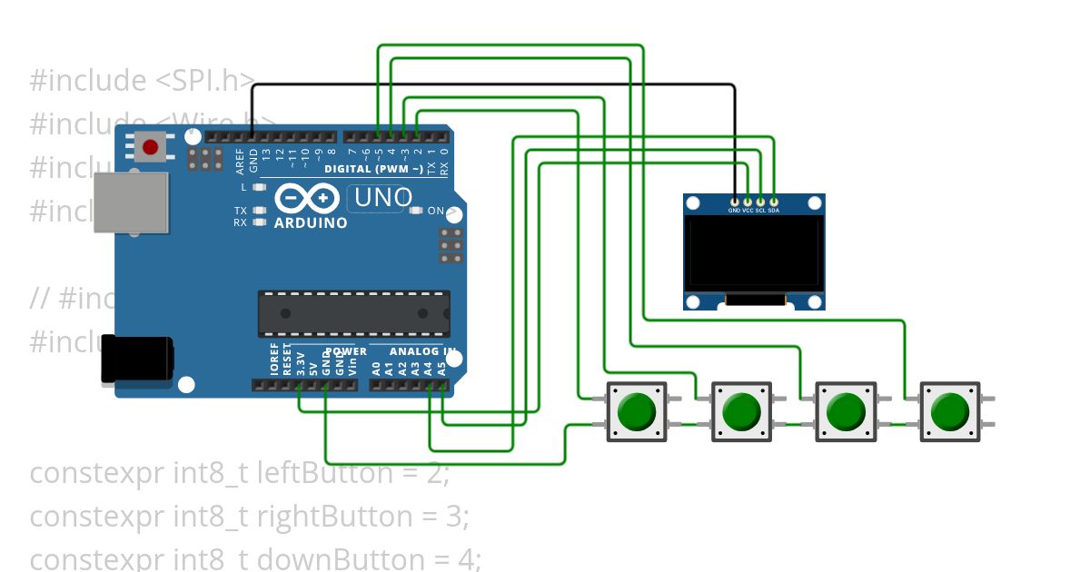ArduinoFlappyBird simulation