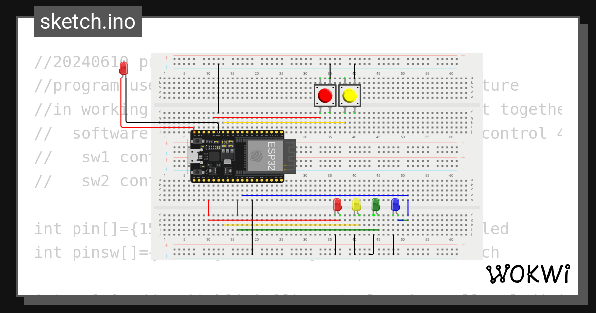 20240610 prj14 function sw control led Copy - Wokwi ESP32, STM32 ...