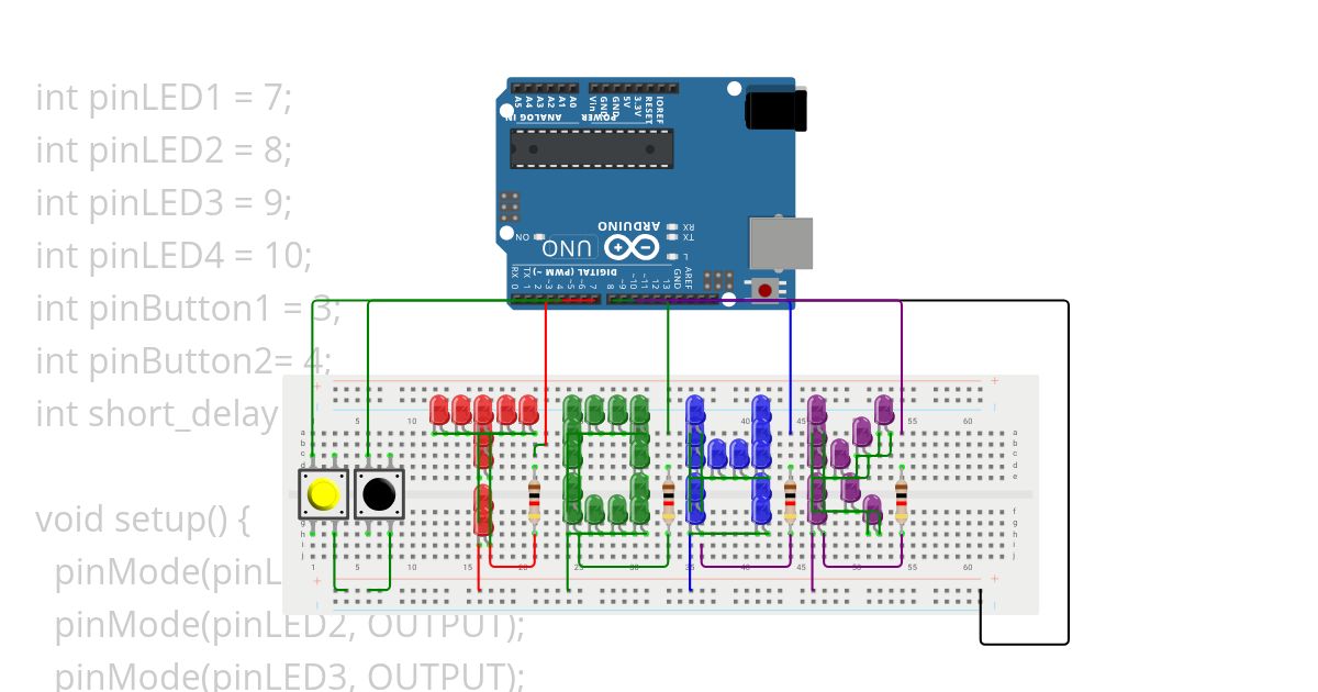 Led Light simulation
