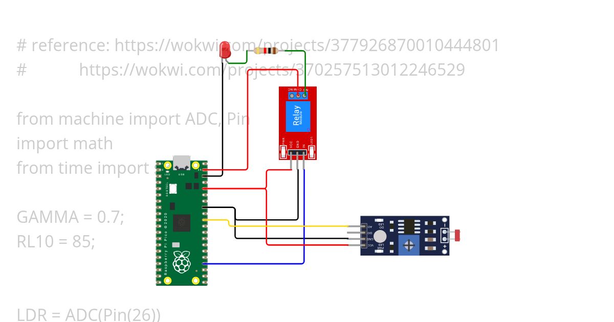 LDR_Relay_LED simulation