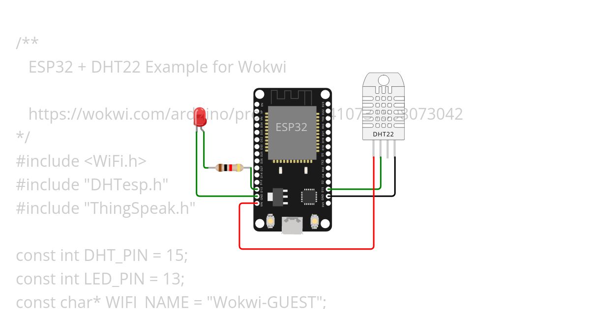 esp32-dht22-thingspeak DeVry Module 3 Test1 Copy simulation