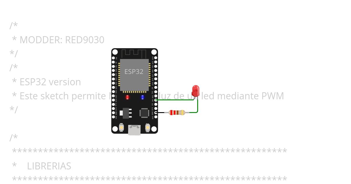 PWM_ESP32 simulation