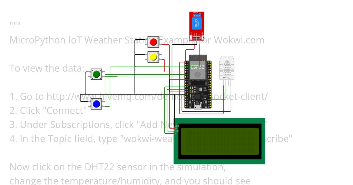 MicroPython MQTT Weather Logger (ESP32) Copy (co ti jebe CopyTESTUJEME simulation