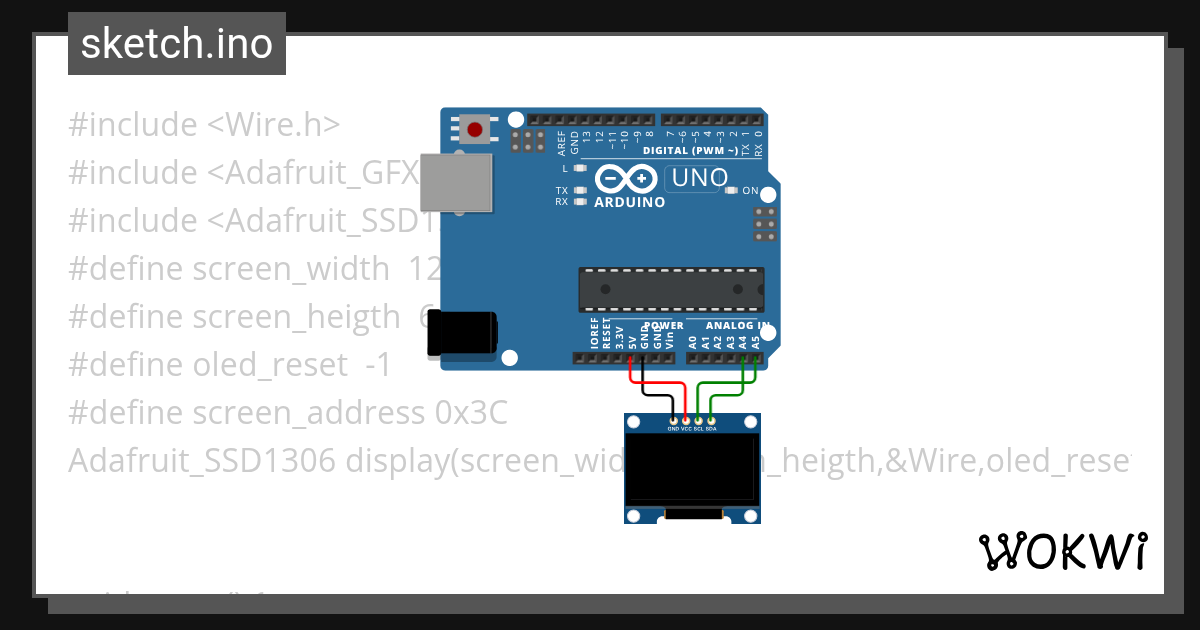 Arduino uno 5th project - Wokwi ESP32, STM32, Arduino Simulator