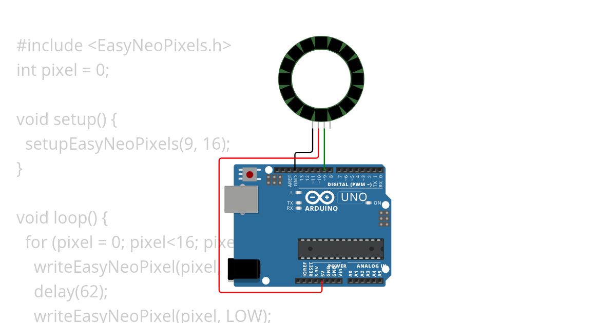 NeoPixel 1 simulation