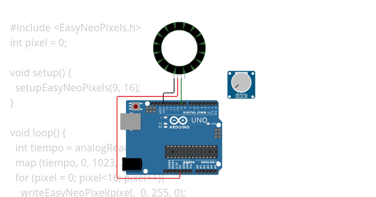 NeoPixel 2 simulation
