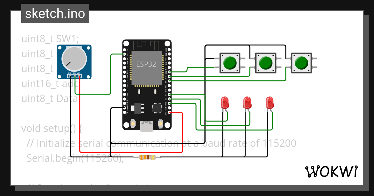 Microcontroller Basic Copy (2) - Wokwi ESP32, STM32, Arduino Simulator