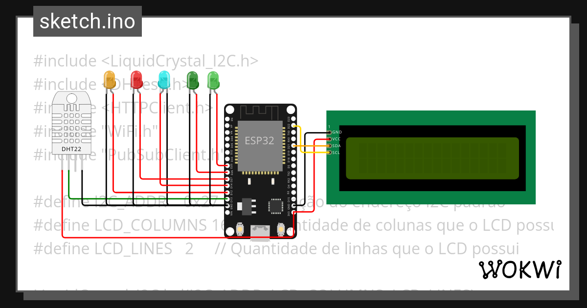 trabalho - Wokwi ESP32, STM32, Arduino Simulator