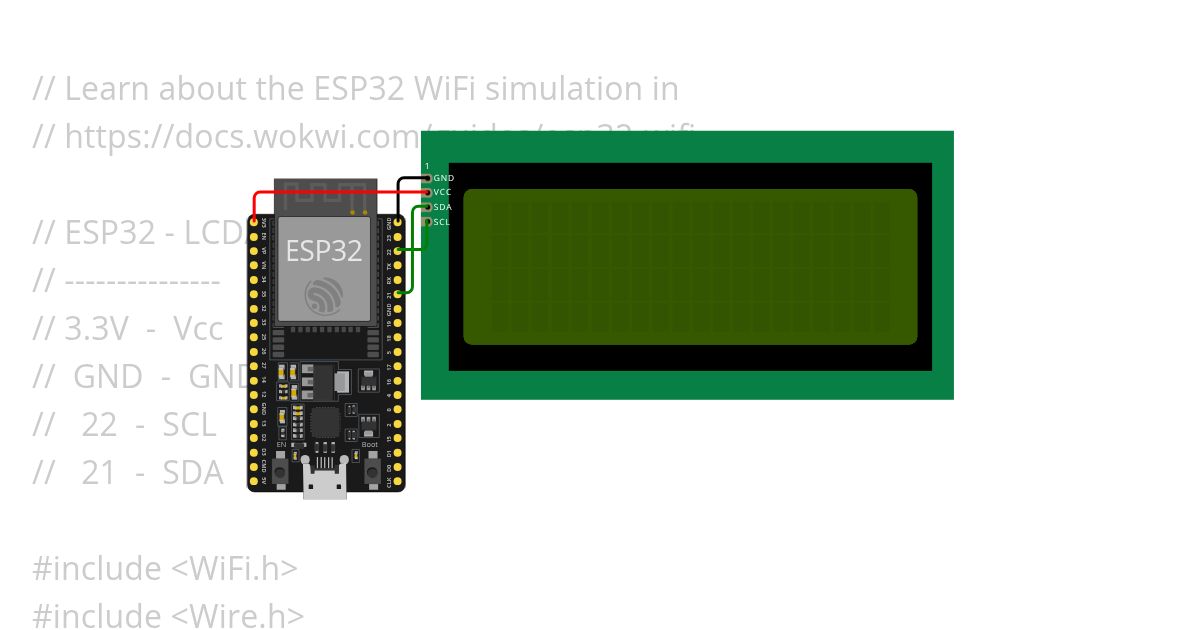 ESP32 CustomChars Example.ino simulation