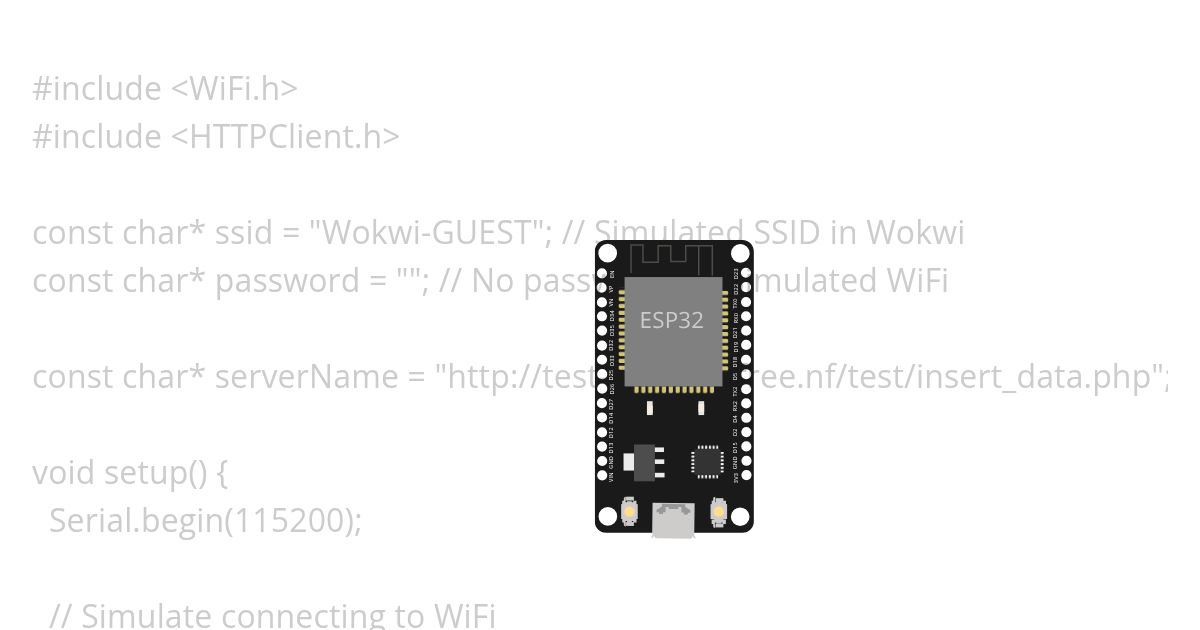 arduino send data to mysql Copy simulation