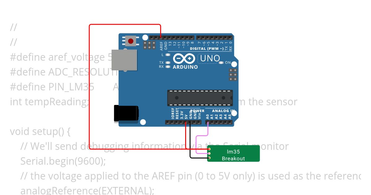 LM35 simulation