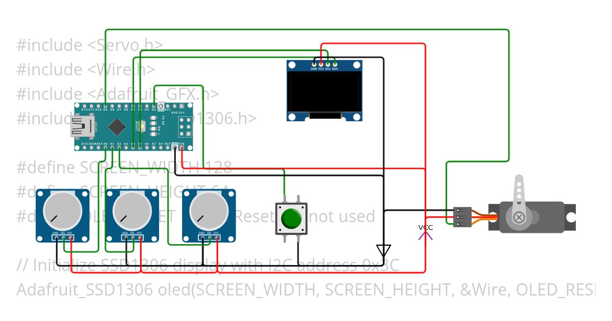 Servo Traverse OLED simulation