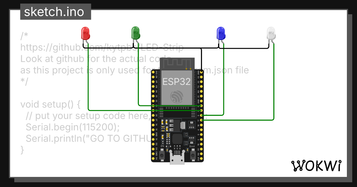 Wokwi online esp32 stm32 arduino simulator