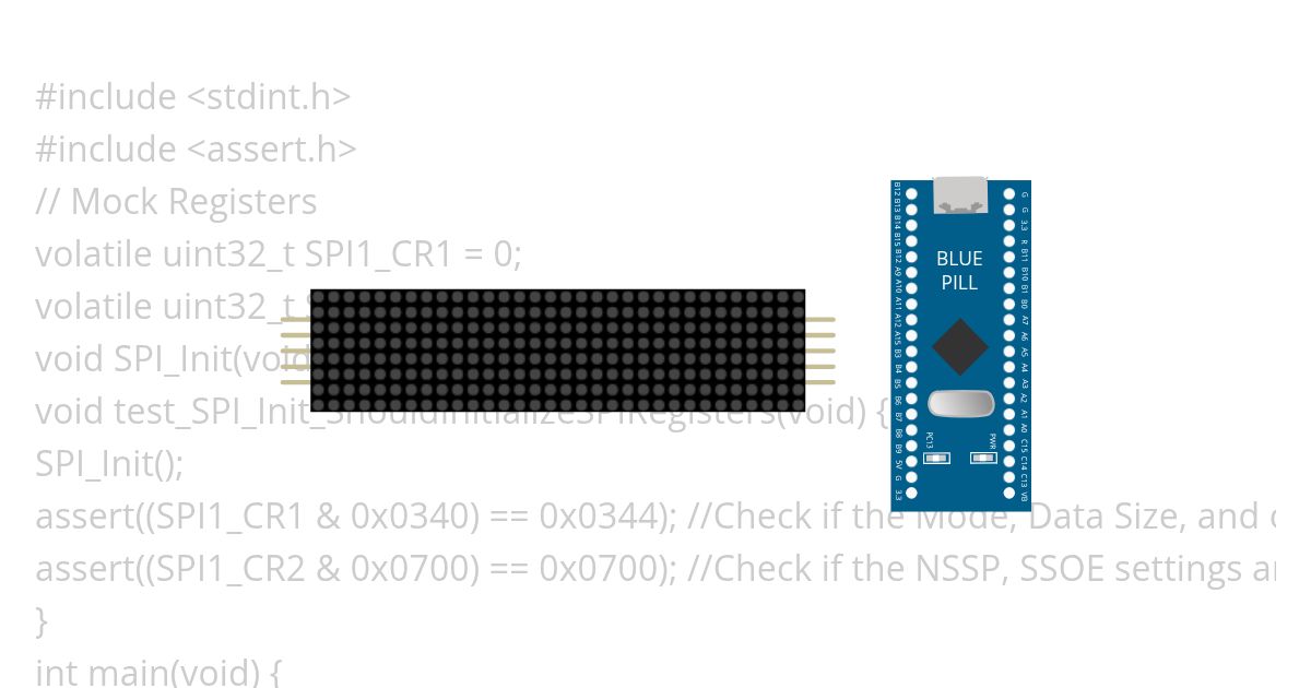 stm32_bluepill TDD simulation