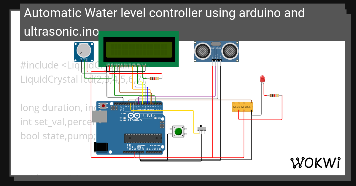 Automatic Water level controller using arduino and ultrasonic.ino Copy ...