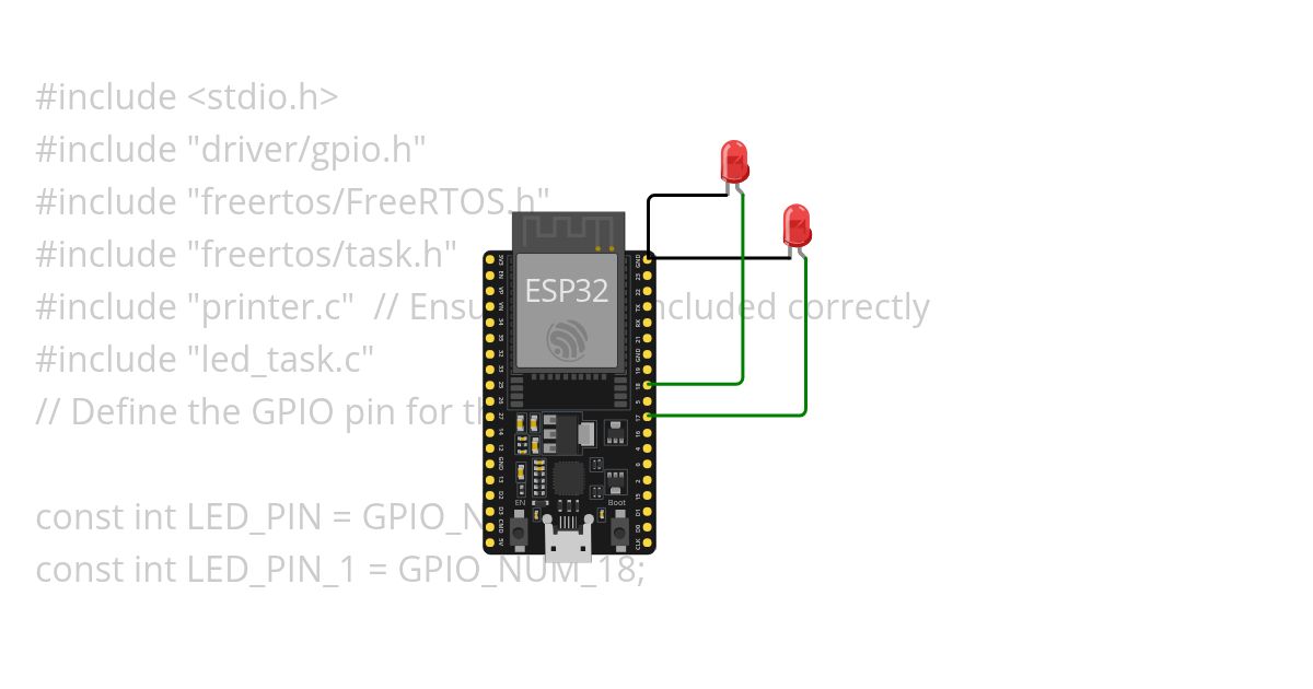 esp32_led_blink_C simulation