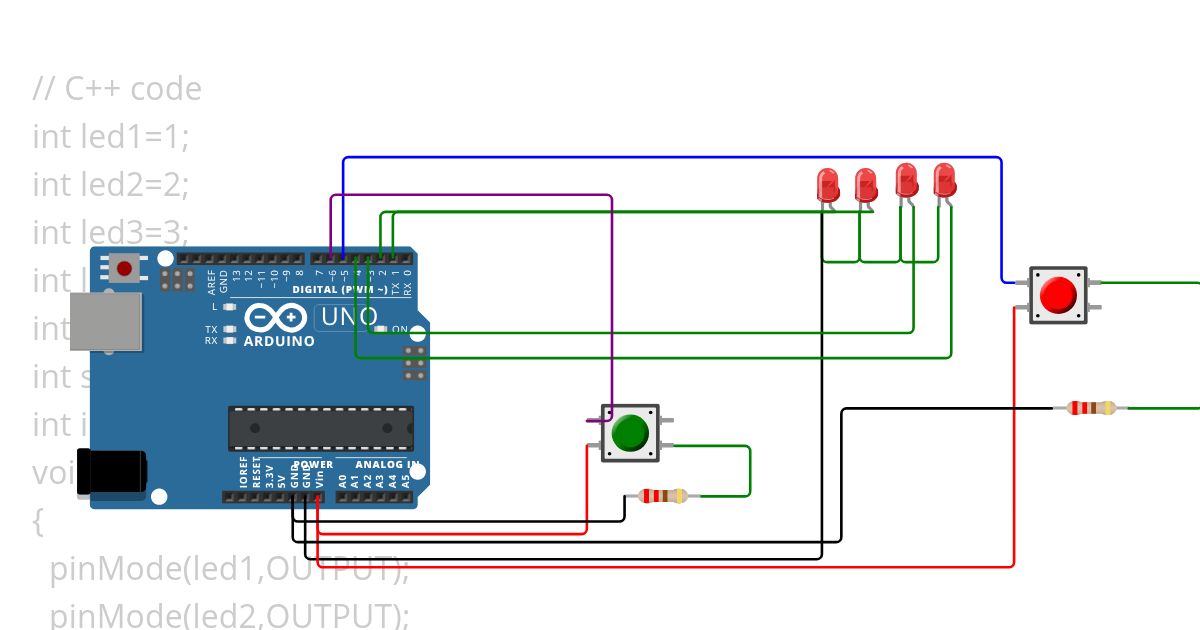 two button simulation