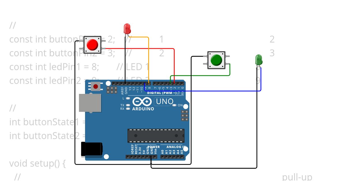 arduino led contro1 simulation