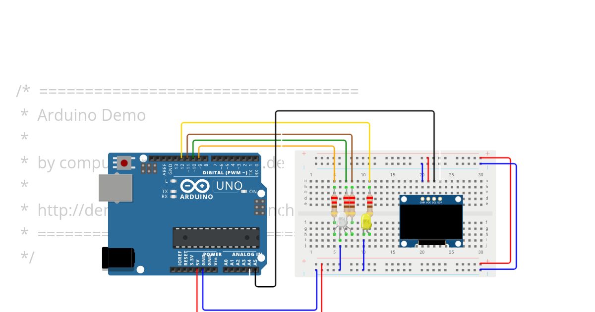 99 Arduino Demo [Arduino UNO] simulation