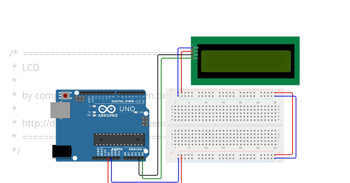 04 LCD [Arduino UNO] simulation