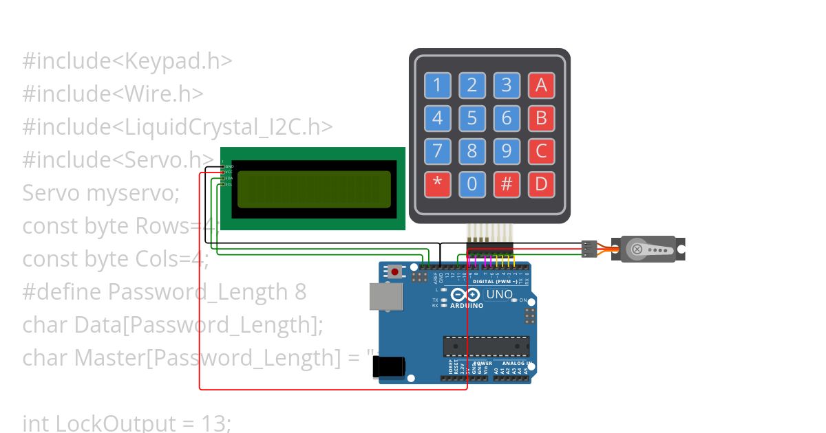 PassWord_Lock simulation