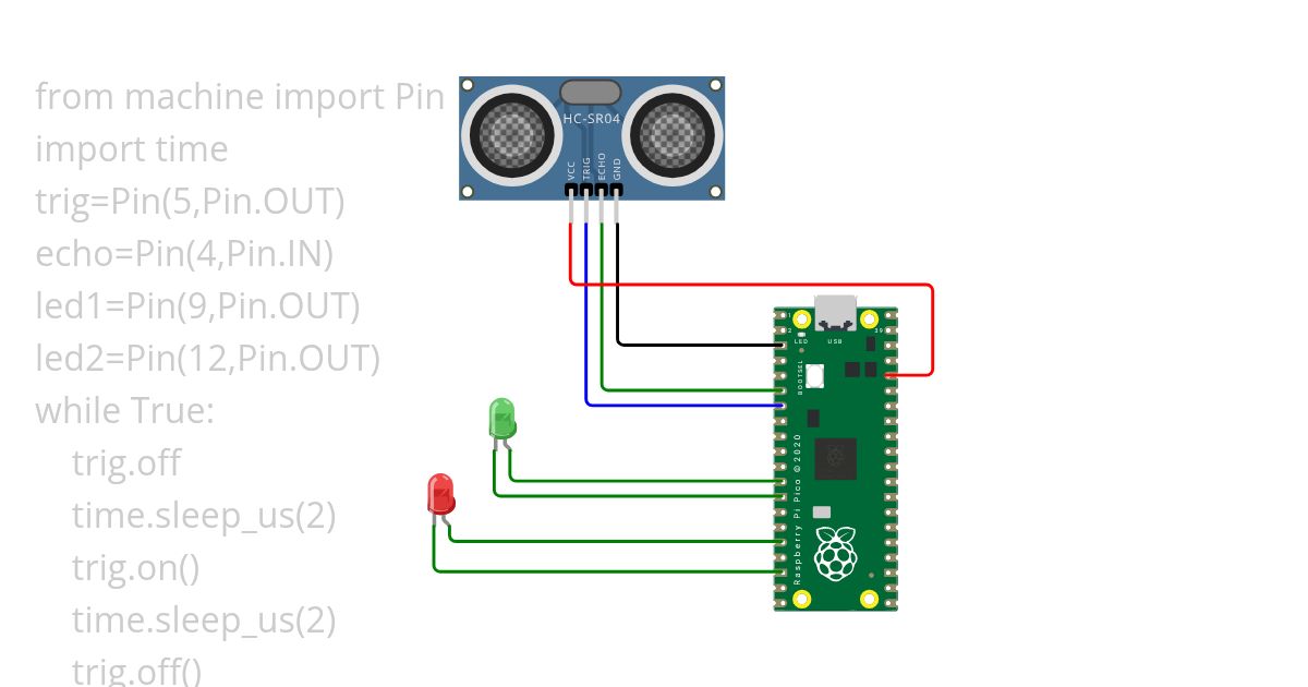 Ultrasonic Using Pico simulation