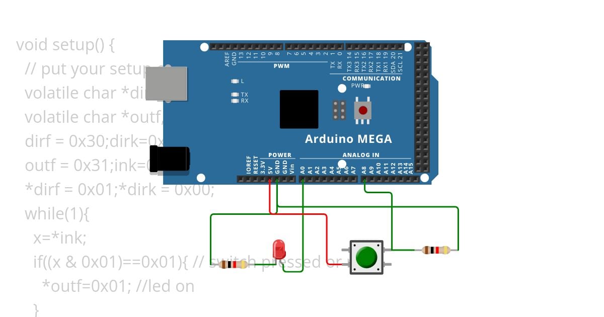 single switch with led simulation