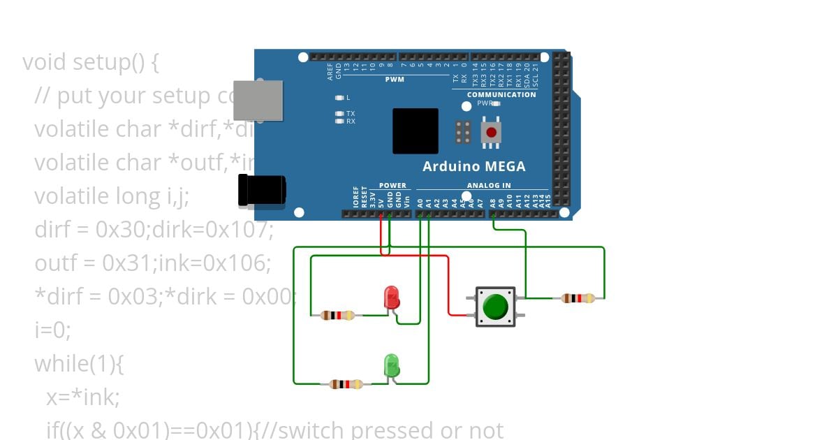 single switch with led2 simulation