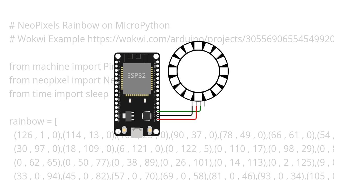 esp32-micropython-neopixels Copy simulation