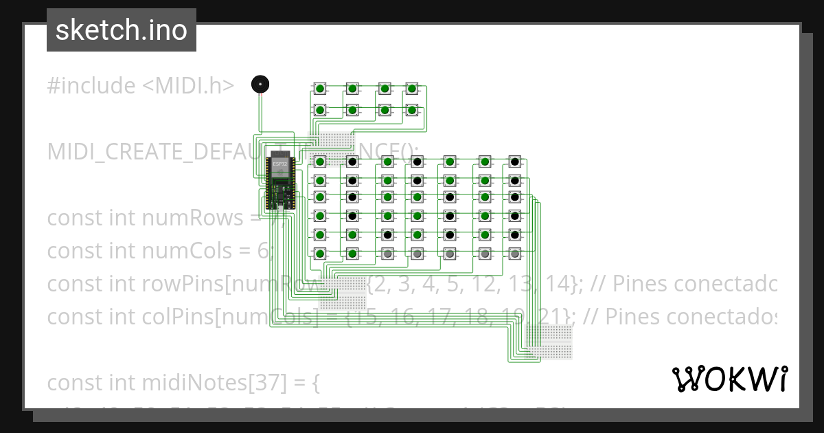Piano ESP32 Copy - Wokwi ESP32, STM32, Arduino Simulator