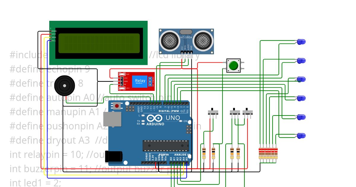 USAWLC I2C With LED simulation