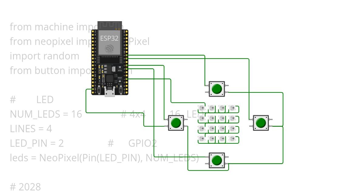 esp32-ws2812 Copy simulation