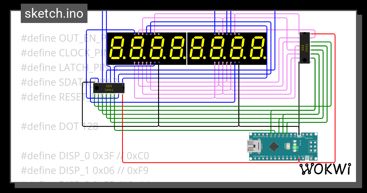 7segtest With Timer Wokwi Esp32 Stm32 Arduino Simulator 2571